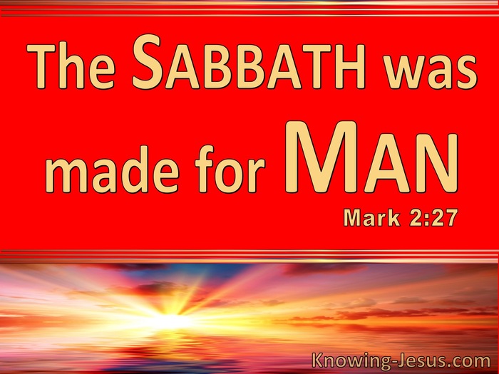 8 Bible verses about The Sabbath